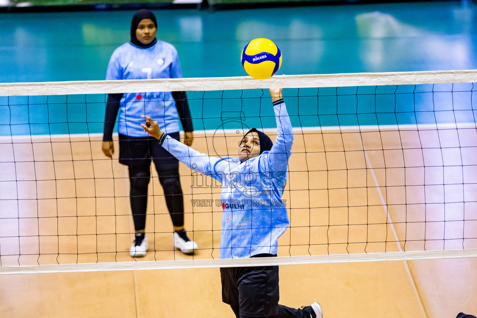 Day 3 of Women's Division of Milo VAM Cup 2024 held in Male', Maldives on Wednesday, 10th July 2024 at Social Center Indoor Hall Photos By: Nausham Waheed / images.mv