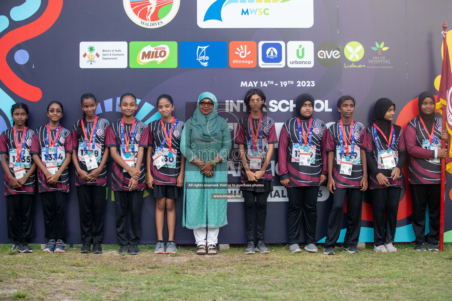 Day five of Inter School Athletics Championship 2023 was held at Hulhumale' Running Track at Hulhumale', Maldives on Wednesday, 18th May 2023. Photos: Nausham Waheed / images.mv