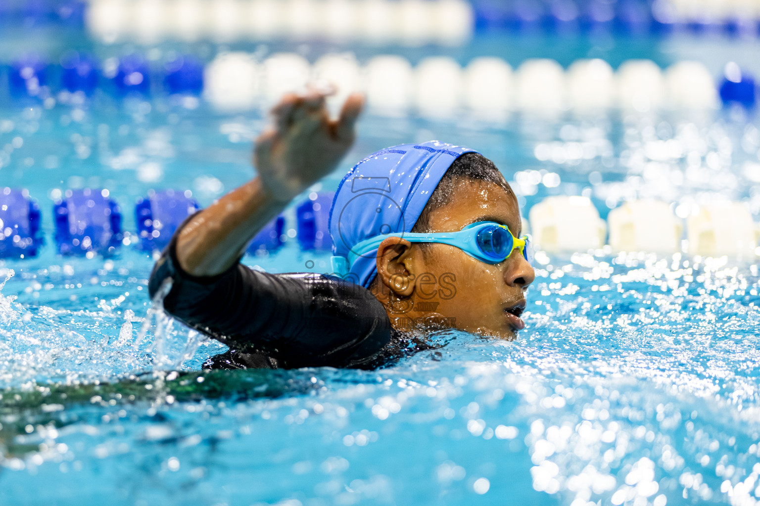 Day 2 of BML 6th National Kids Swimming Kids Festival 2025 held in Hulhumale', Maldives on Tuesday, 4th November 2024. Photos: Hassan Simah / images.mv