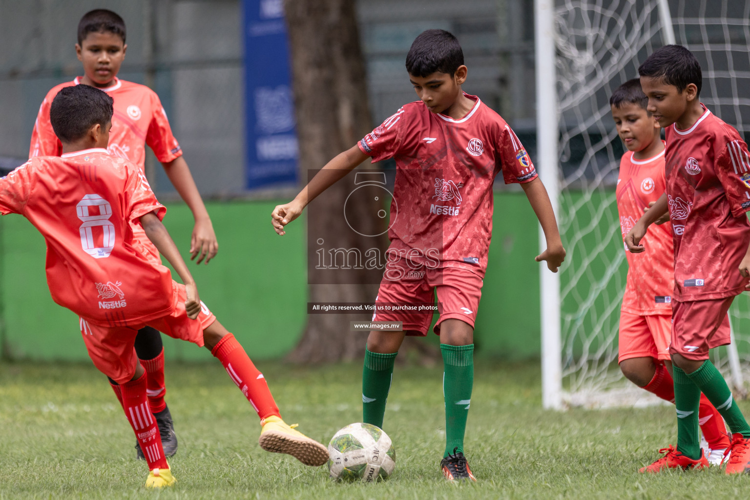 Day 1 of Nestle kids football fiesta, held in Henveyru Football Stadium, Male', Maldives on Wednesday, 11th October 2023 Photos: Shut Abdul Sattar/ Images.mv