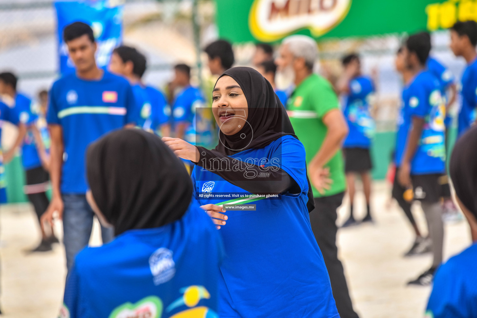 Vollyball players trainning session with Giba Photos by Nausham waheed