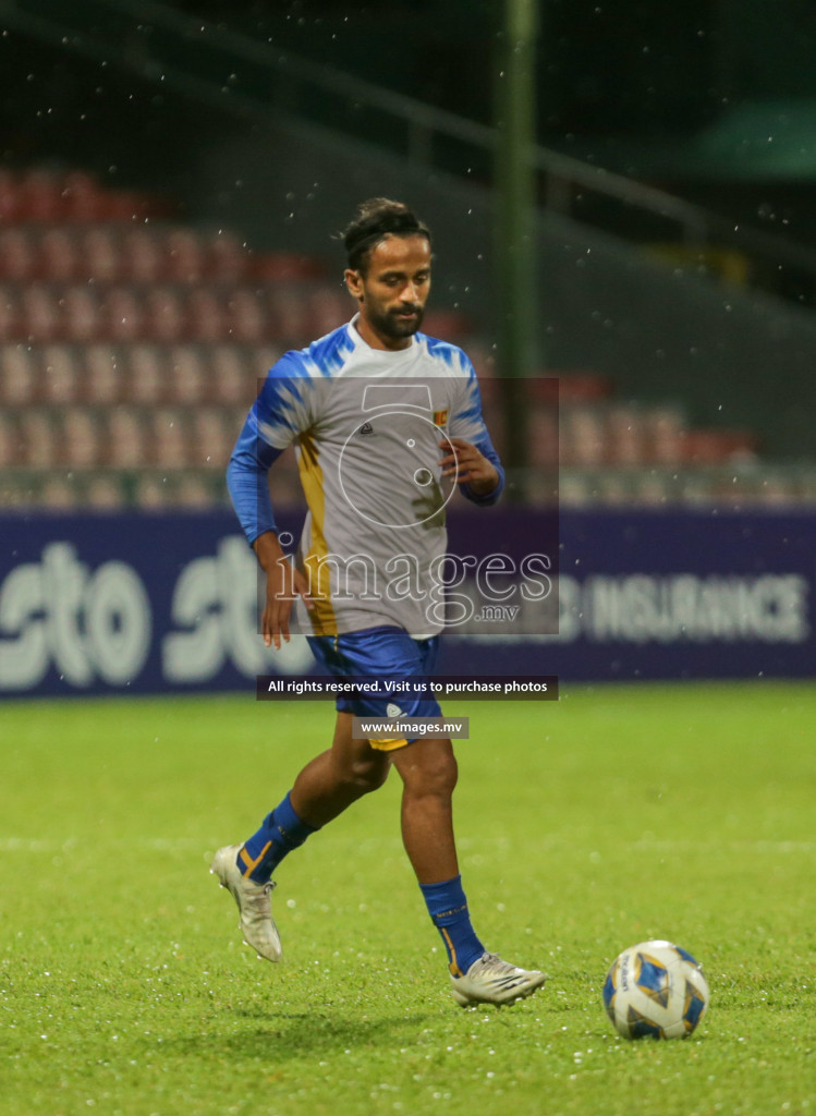 Nepal vs Sri Lanka in SAFF Championship 2021 held on 4th October 2021 in Galolhu National Stadium, Male', Maldives