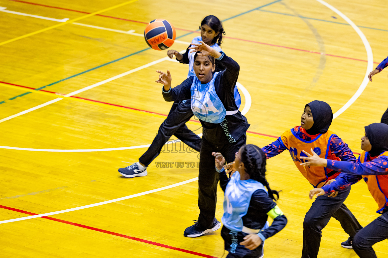 Day 2 of 25th Inter-School Netball Tournament was held in Social Center at Male', Maldives on Saturday, 10th August 2024. Photos: Nausham Waheed / images.mv