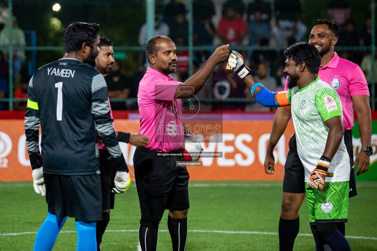 Club AVSEC vs TEAM DJA in Club Maldives Cup 2022 was held in Hulhumale', Maldives on Sunday, 9th October 2022. Photos: Hassan Simah / images.mv