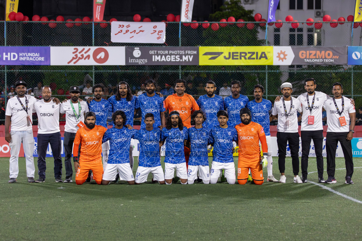 HDh Neykurendhoo vs HDh Naivaadhoo in Day 18 of Golden Futsal Challenge 2024 was held on Thursday, 1st February 2024, in Hulhumale', Maldives Photos: Mohamed Mahfooz Moosa, / images.mv