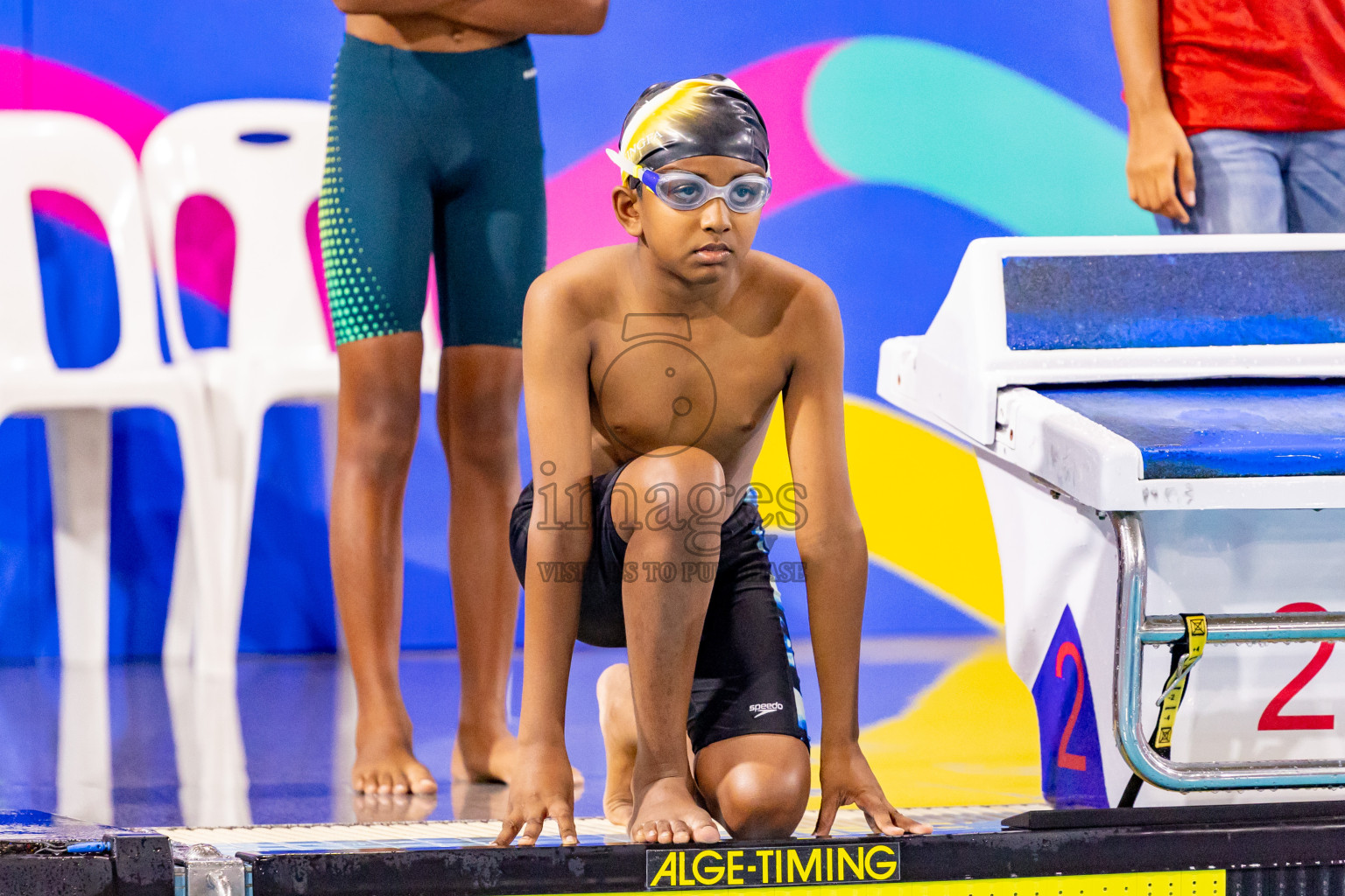 Day 3 of BML 5th National Swimming Kids Festival 2024 held in Hulhumale', Maldives on Wednesday, 20th November 2024. Photos: Nausham Waheed / images.mv