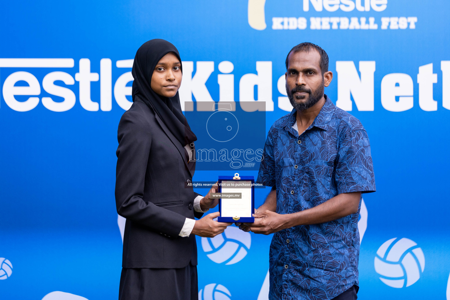 Day 2 of Nestle' Kids Netball Fiesta 2023 held in Henveyru Stadium, Male', Maldives on Thursday, 1st December 2023. Photos by Nausham Waheed / Images.mv