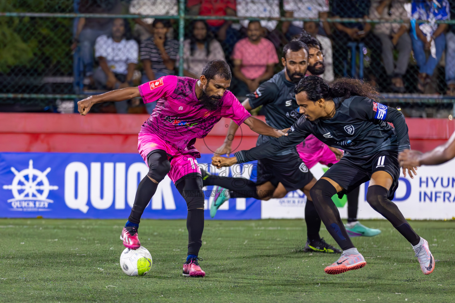 Machchangoalhi vs Maafannu on Day 34 of Golden Futsal Challenge 2024 was held on Monday, 19th February 2024, in Hulhumale', Maldives
Photos: Ismail Thoriq / images.mv