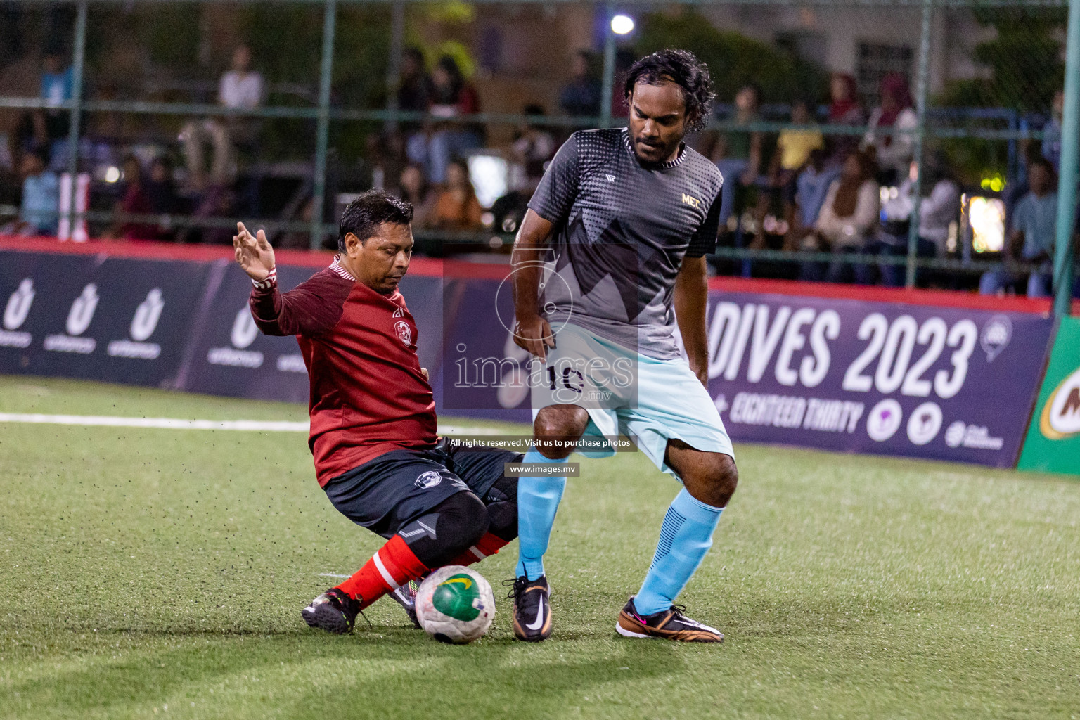 Club 220 vs METEOROLOGY in Club Maldives Cup Classic 2023 held in Hulhumale, Maldives, on Wednesday, 19th July 2023 Photos: Hassan Simah  / images.mv