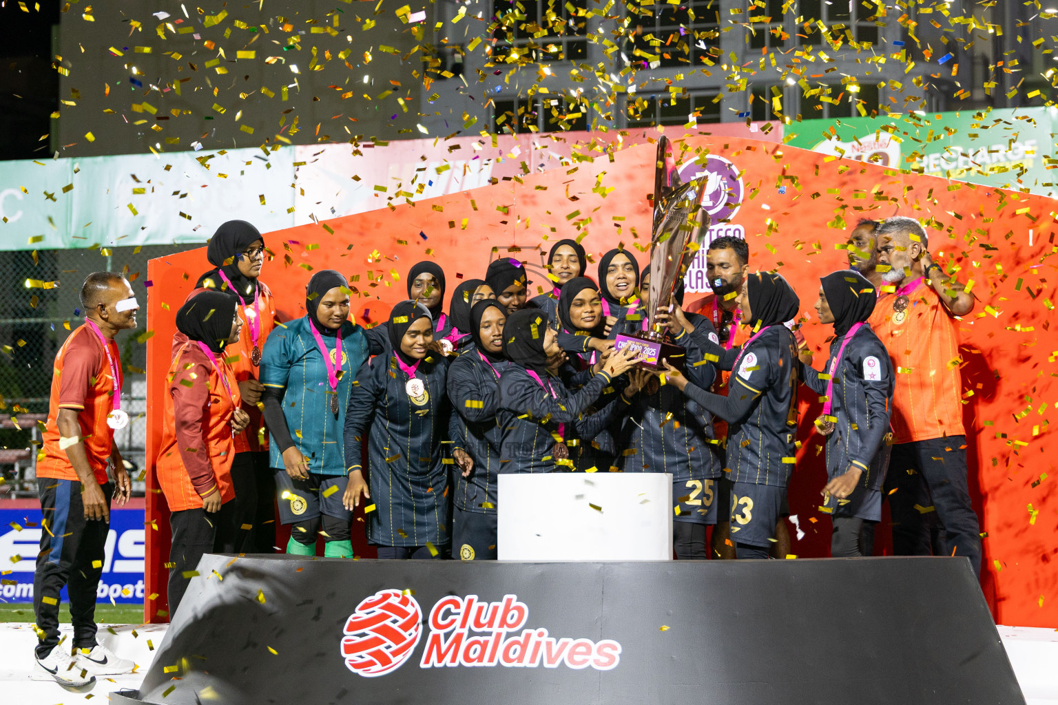 Prison Club vs Team MACL in Eighteen Thirty Classic of Club Maldives 2025 was held in Rehendhi Futsal Ground, Hulhumale', Maldives on Tuesday, 16th September 2025. Photos: Mohamed Mahfooz Moosa / images.mv