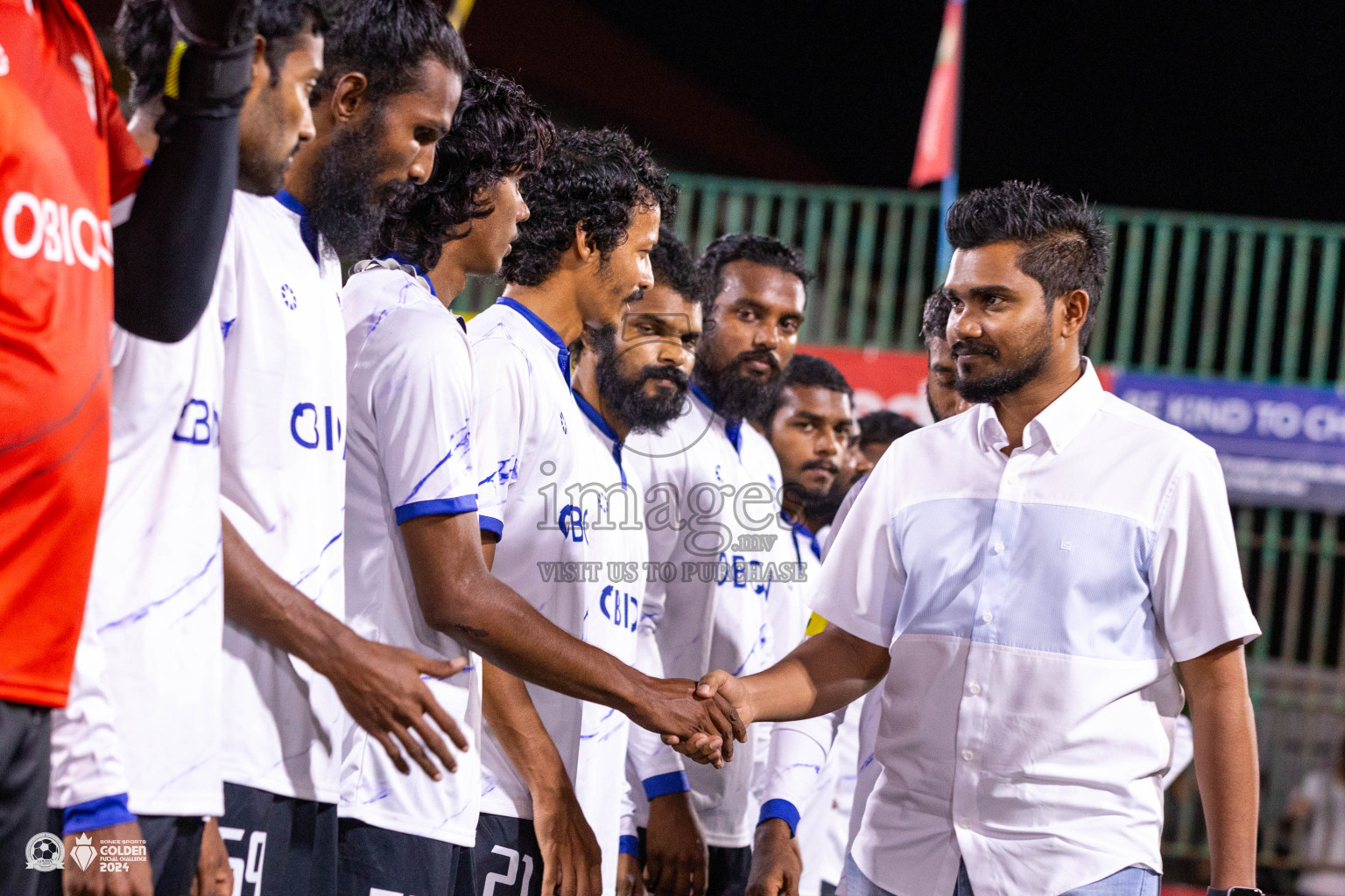 ADh Mandhoo vs ADh Omadhoo in Day 7 of Golden Futsal Challenge 2024 was held on Saturday, 20th January 2024, in Hulhumale', Maldives Photos: Ismail Thoriq / images.mv