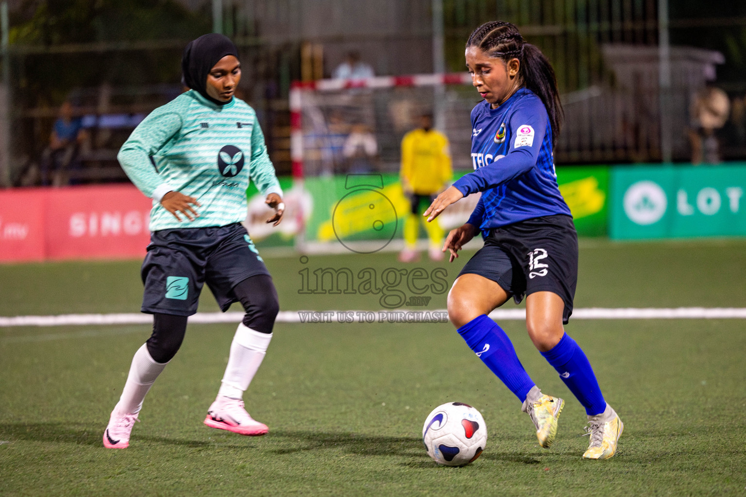 STELCO RECREATION CLUB vs TEAM DHARUMAVANTHA in Eighteen Thirty 2024 held in Rehendi Futsal Ground, Hulhumale', Maldives on Thursday, 5th September 2024. 
Photos: Hassan Simah / images.mv