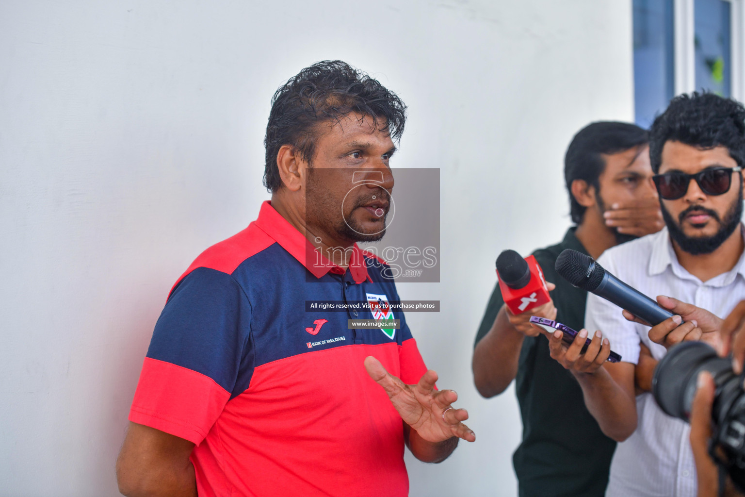 The Senior Men's National Team depart to Japan Training Camp from Maafannu Bus Terminal, Male', Maldives on 5th June 2023 Photos: Nausham Waheed/ Images.mv