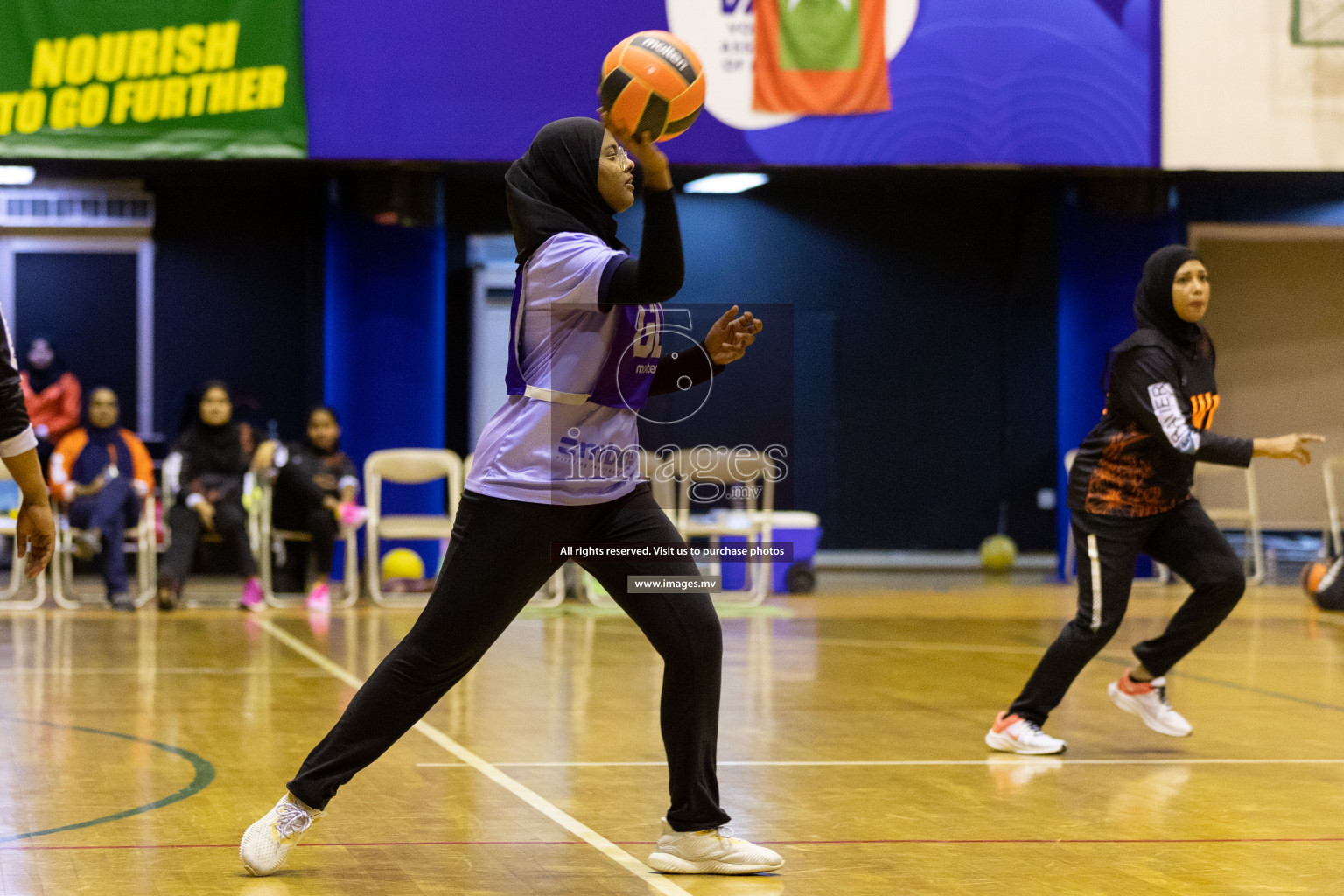 Club Matrix vs VYANSA in the Milo National Netball Tournament 2022 on 20 July 2022, held in Social Center, Male', Maldives. Photographer: Shuu / Images.mv