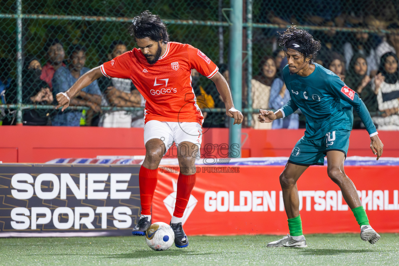 HA Ihavandhoo vs HA Muraidhoo in Day 5 of Golden Futsal Challenge 2025 on Thursday, 9th January 2025, in Hulhumale', Maldives
Photos: Ismail Thoriq / images.mv
