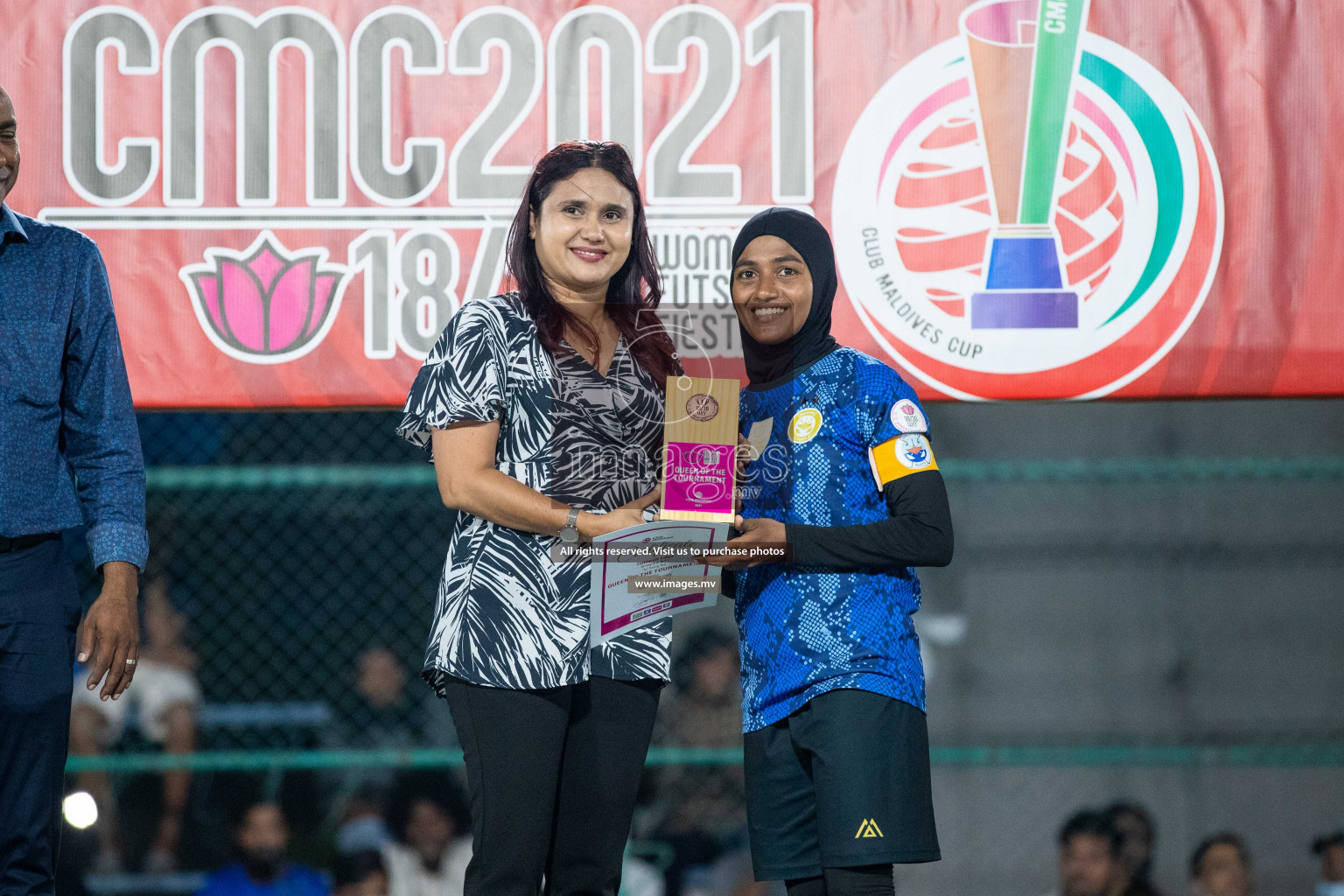 Ports Limited vs WAMCO - in the Finals 18/30 Women's Futsal Fiesta 2021 held in Hulhumale, Maldives on 18 December 2021. Photos by Nausham Waheed & Shuu Abdul Sattar