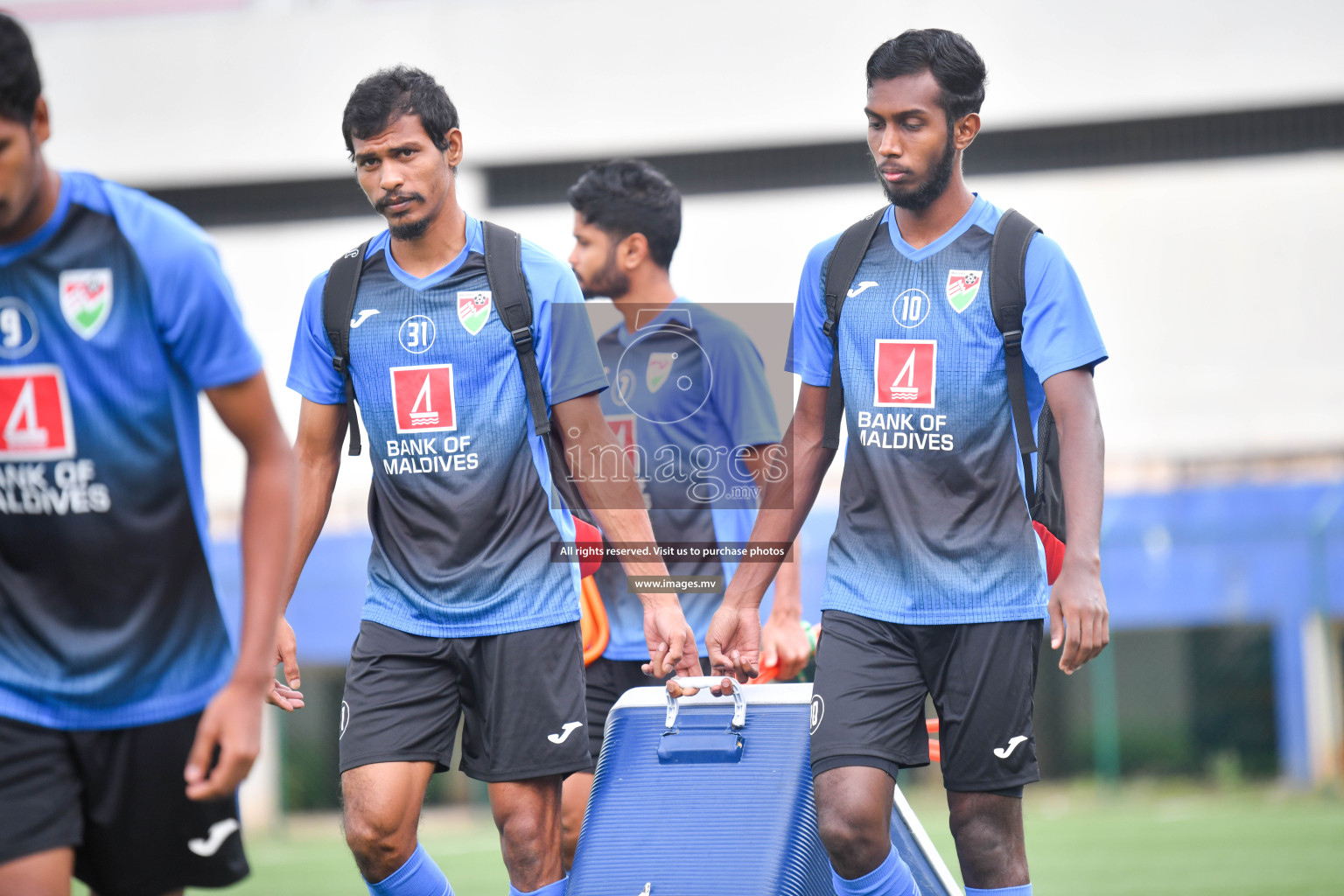 Maldives Practice Sessions on 26 June 2023 before their match in Bangabandhu SAFF Championship 2023 held in Bengaluru Football Ground