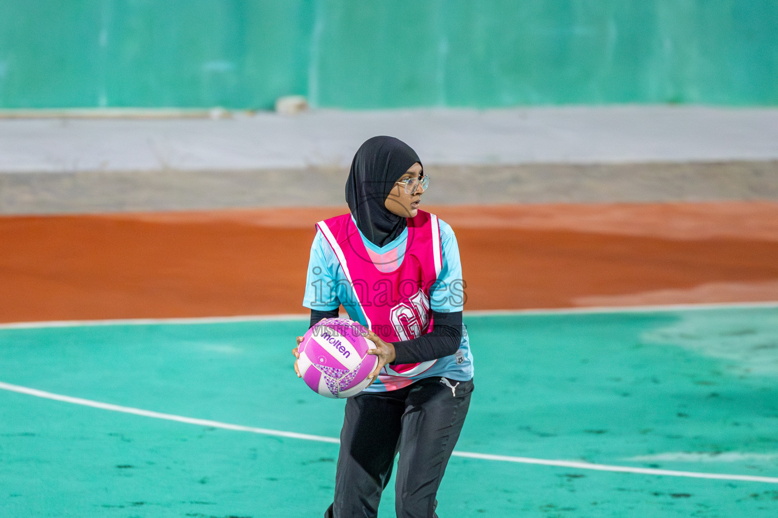 KYRC vs Youth United Sports Club in Division 1 of of National Netball Tournament 2025 held in Ekuveni Netball Court at Male', Maldives on Thursday, 22nd May 2025. Photos: Mohamed Mahfooz Moosa / images.mv