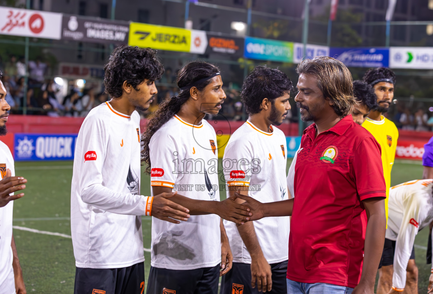 Th Veymandoo vs Th Hirilandhoo in Day 11 of Golden Futsal Challenge 2024 was held on Thursday, 25th January 2024, in Hulhumale', Maldives
Photos: Ismail Thoriq / images.mv