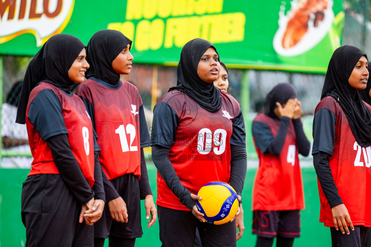 Day 2 of Interschool Volleyball Tournament 2024 was held in Ekuveni Volleyball Court at Male', Maldives on Sunday, 24th November 2024. Photos: Nausham Waheed / images.mv