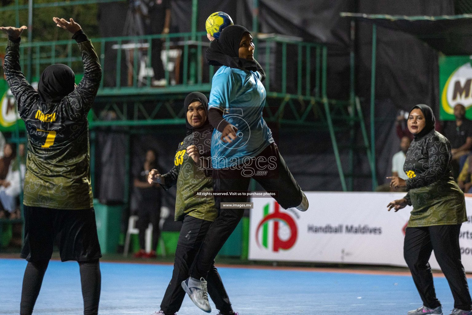 Day 5 of 7th Inter-Office/Company Handball Tournament 2023, held in Handball ground, Male', Maldives on Tuesday, 19th September 2023 Photos: Nausham Waheed/ Images.mv