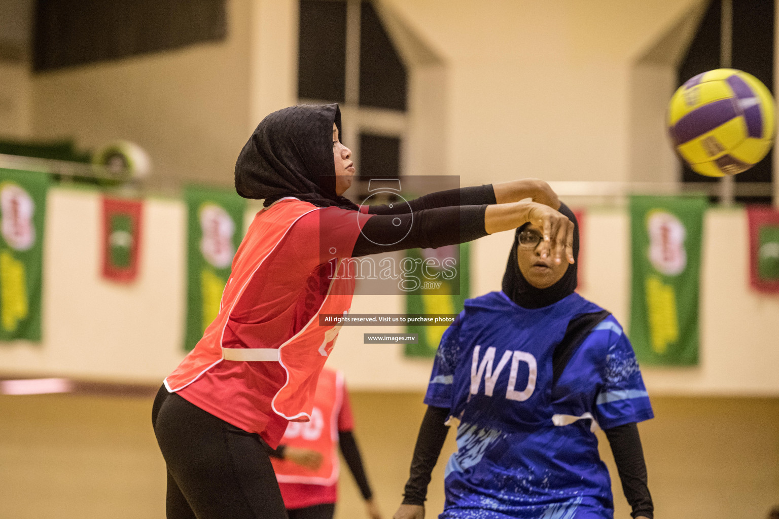 Milo National Netball Tournament 30th November 2021 at Social Center Indoor Court, Male, Maldives. Photos: Shuu & Nausham/ Images Mv