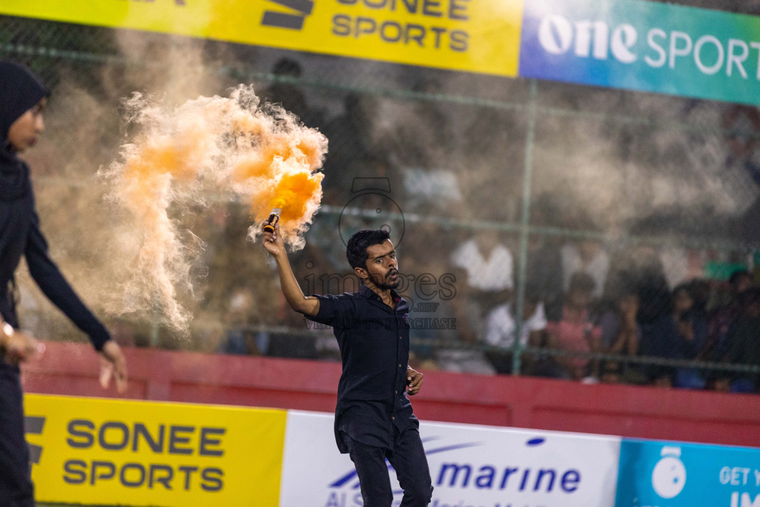 Opening of Golden Futsal Challenge 2024 with Charity Shield Match between L.Gan vs Th. Thimarafushi was held on Sunday, 14th January 2024, in Hulhumale', Maldives Photos: Ismail Thoriq / images.mv