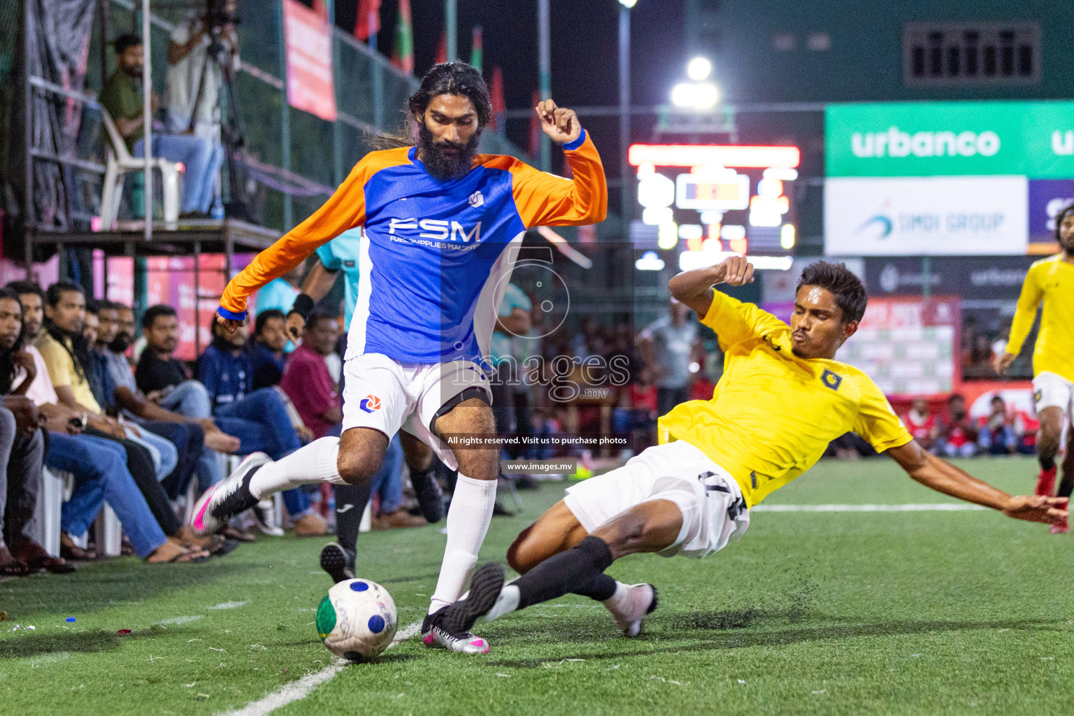 RRC vs Team FSM in Semi Final of Club Maldives Cup 2023 held in Hulhumale, Maldives, on Wednesday, 16th August 2023 Photos: Nausham Waheed / images.mv