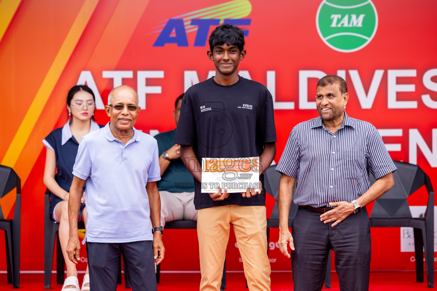 Finals of ATF Maldives Junior Open Tennis was held in Male' Tennis Court, Male', Maldives on Saturday, 21st December 2024. Photos: Nausham Waheed/ images.mv