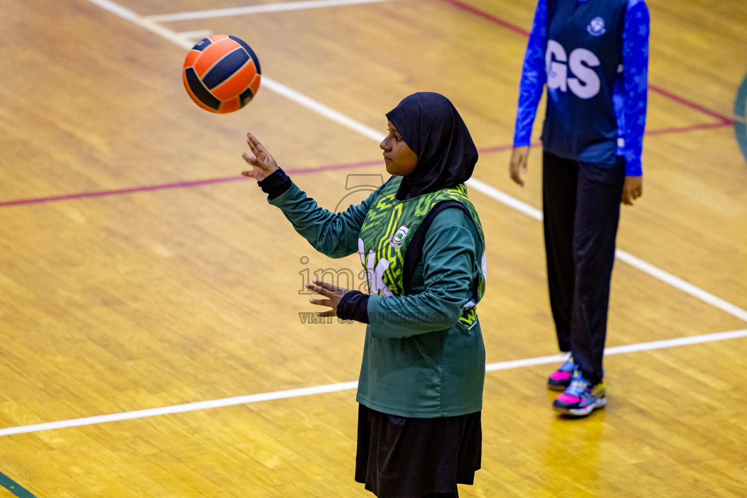 Day 8 of 25th Inter-School Netball Tournament was held in Social Center at Male', Maldives on Sunday, 18th August 2024. Photos: Nausham Waheed / images.mv