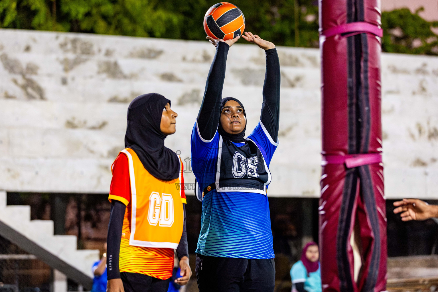 Day 1 of 23rd Netball Association Championship was held in Ekuveni Netball Court at Male', Maldives on Thursday, 27th April 2024. Photos: Nausham Waheed / images.mv