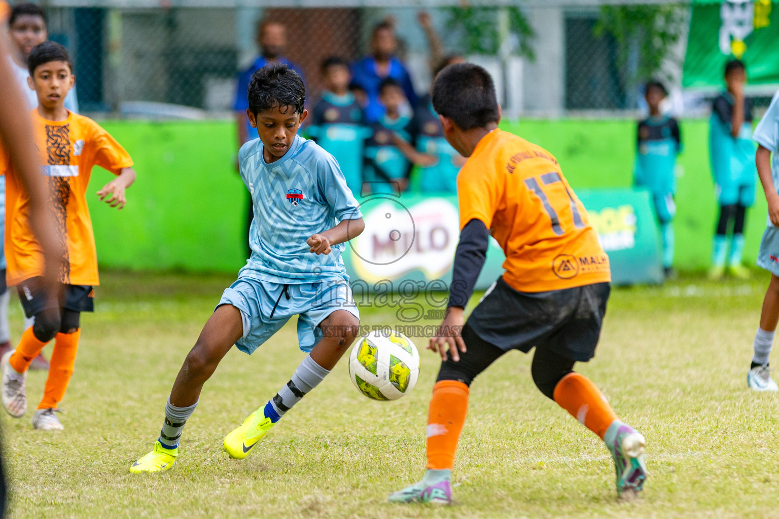 Day 2 of MILO Academy Championship 2025 (U-12) was held at Henveiru Stadium in Male', Maldives on Friday, 2nd May 2025. Photos: Mohamed Mahfooz Moosa / images.mv