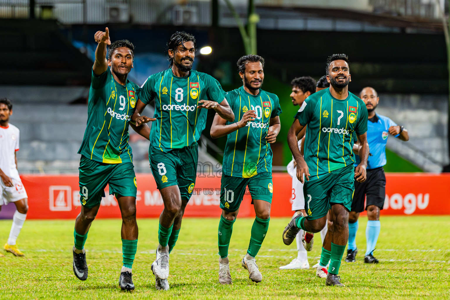 Maziya Sports And Recreation vs Buru Sports Club in Dhivehi Premier League 2025/26 held in National Football Stadium, Male', Maldives on Tuesday, 30th September 2025. Photos: Areef Adam / Images.mv
