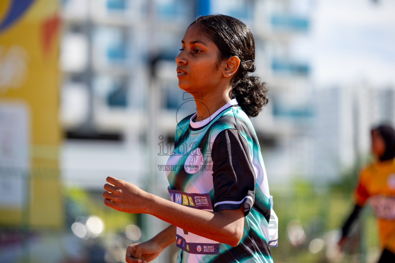 Day 2 of MWSC Interschool Athletics Championships 2024 held in Hulhumale Running Track, Hulhumale, Maldives on Sunday, 10th November 2024. 
Photos by:  Hassan Simah / Images.mv