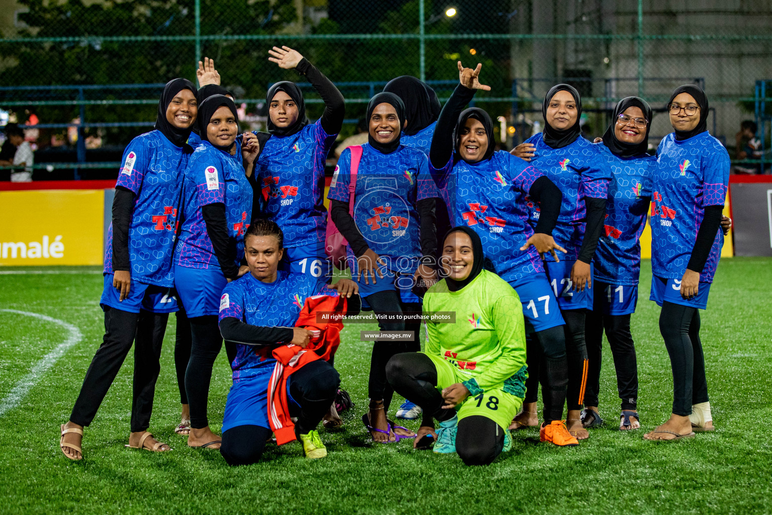 MPL vs Club MYS in Eighteen Thirty Women's Futsal Fiesta 2022 was held in Hulhumale', Maldives on Monday, 21st October 2022. Photos: Hassan Simah / images.mv