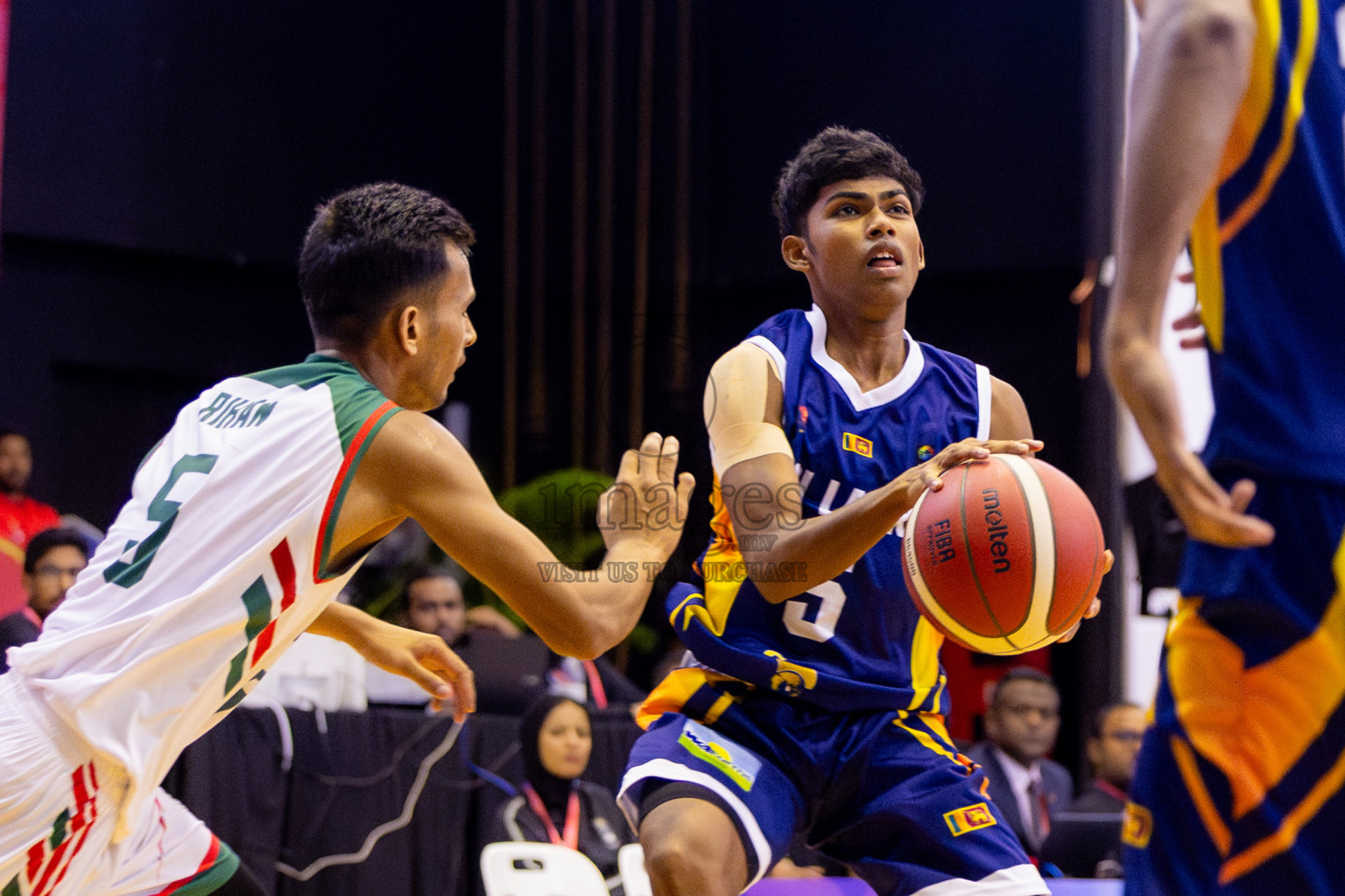 Sri Lanka vs Bangladesh in Day 2 of Under 16 Asian Cup SABA Qualifiers 2025 was held in Social Center, Male', Maldives on Friday, 13th June 2025. Photos: Nausham Waheed / images.mv