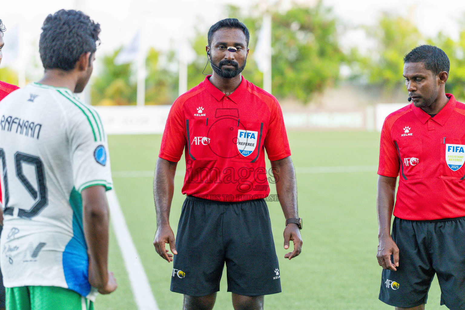 Semi Finals Match 02 Huss Songun FT VS Velaa Sports Club in Day 8 of Eydhafushi Cup 2025 held in Eydhafushi Football Stadium at B. Eydhafushi, Maldives on Saturday, 13th September 2025. Photos: Arif Rasheed / images.mv