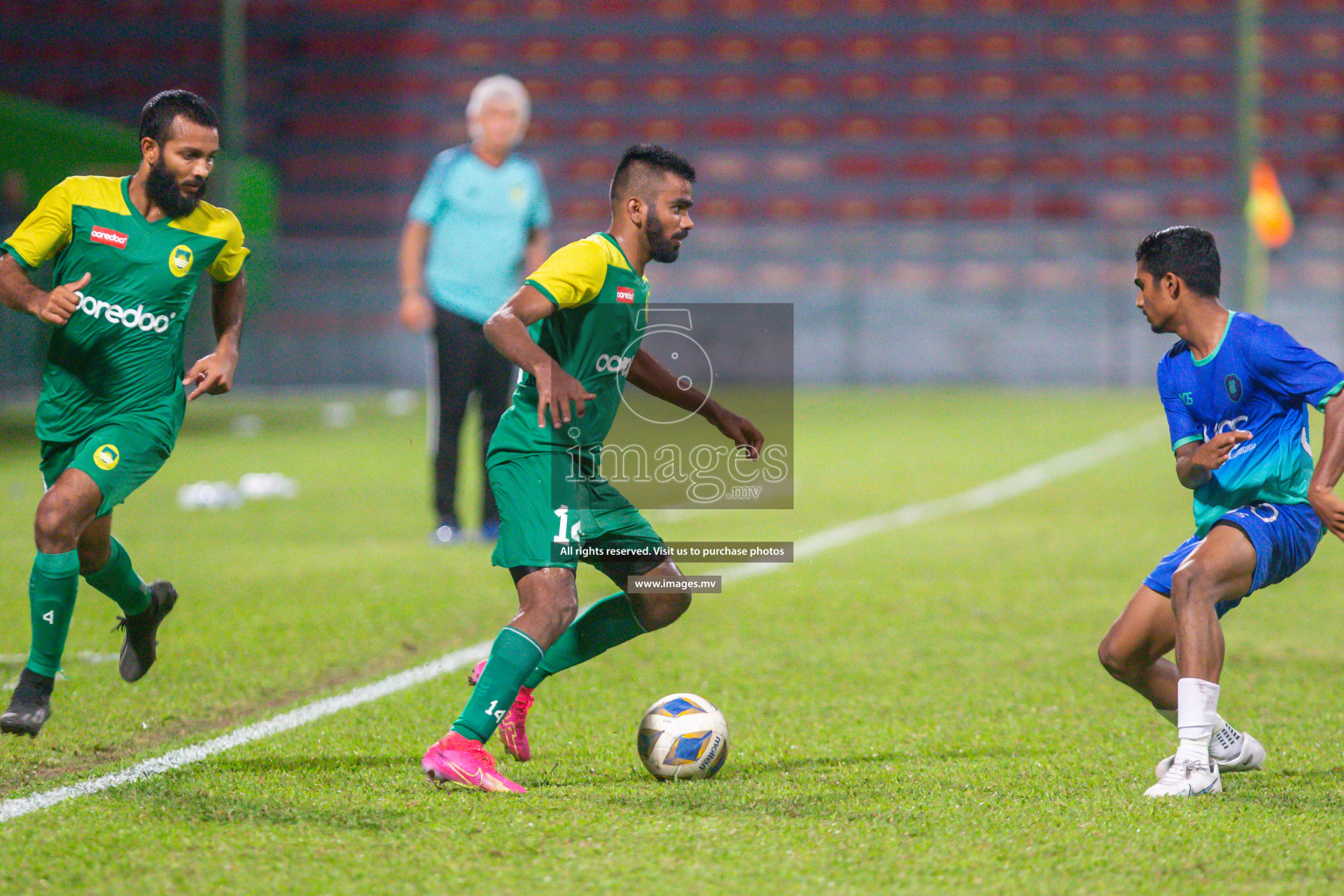 President's Cup 2023 Semi Final - Maziya Sports & Recreation vs Super United Sports, held in National Football Stadium, Male', Maldives  Photos: Mohamed Mahfooz Moosa/ Images.mv