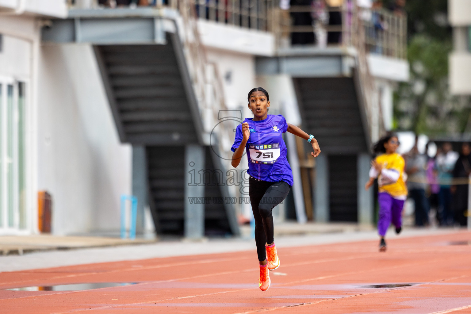 Day 1 of MWSC Interschool Athletics Championships 2024 held in Hulhumale Running Track, Hulhumale, Maldives on Saturday, 9th November 2024. 
Photos by: Ismail Thoriq / images.mv