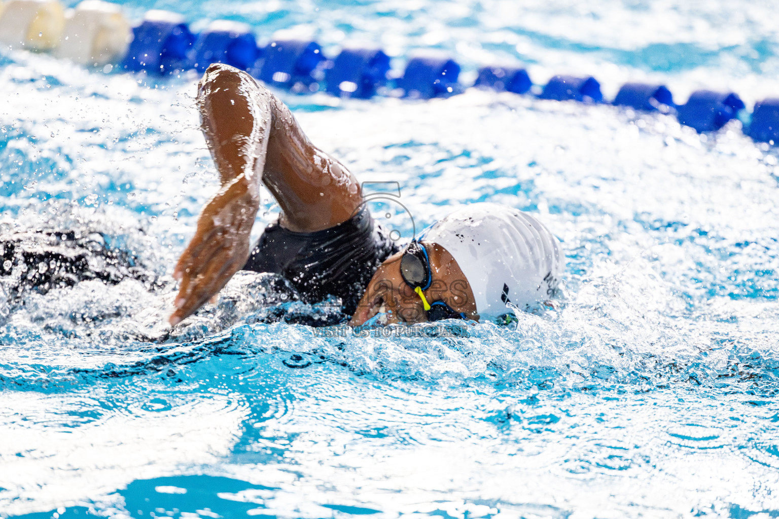 Day 6 of National Swimming Competition 2024 held in Hulhumale', Maldives on Wednesday, 18th December 2024. 
Photos: Hassan Simah / images.mv