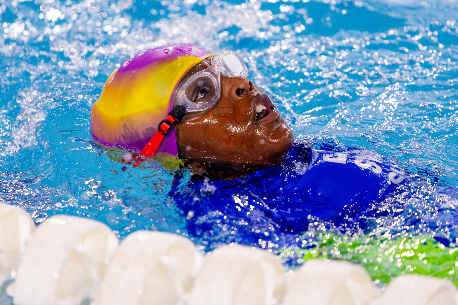 Day 1 of BML 5th National Swimming Kids Festival 2024 held in Hulhumale', Maldives on Monday, 18th November 2024. Photos: Nausham Waheed / images.mv