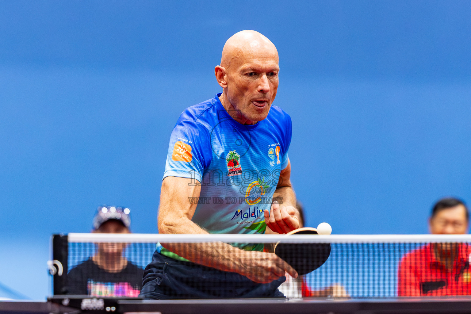 Day 4 of 1st Thoddoo Masters Table Tennis Tournament was held on Sunday, 24th August 2025 in AA Thoddoo, Maldives. Photos: Nausham Waheed / images.mv