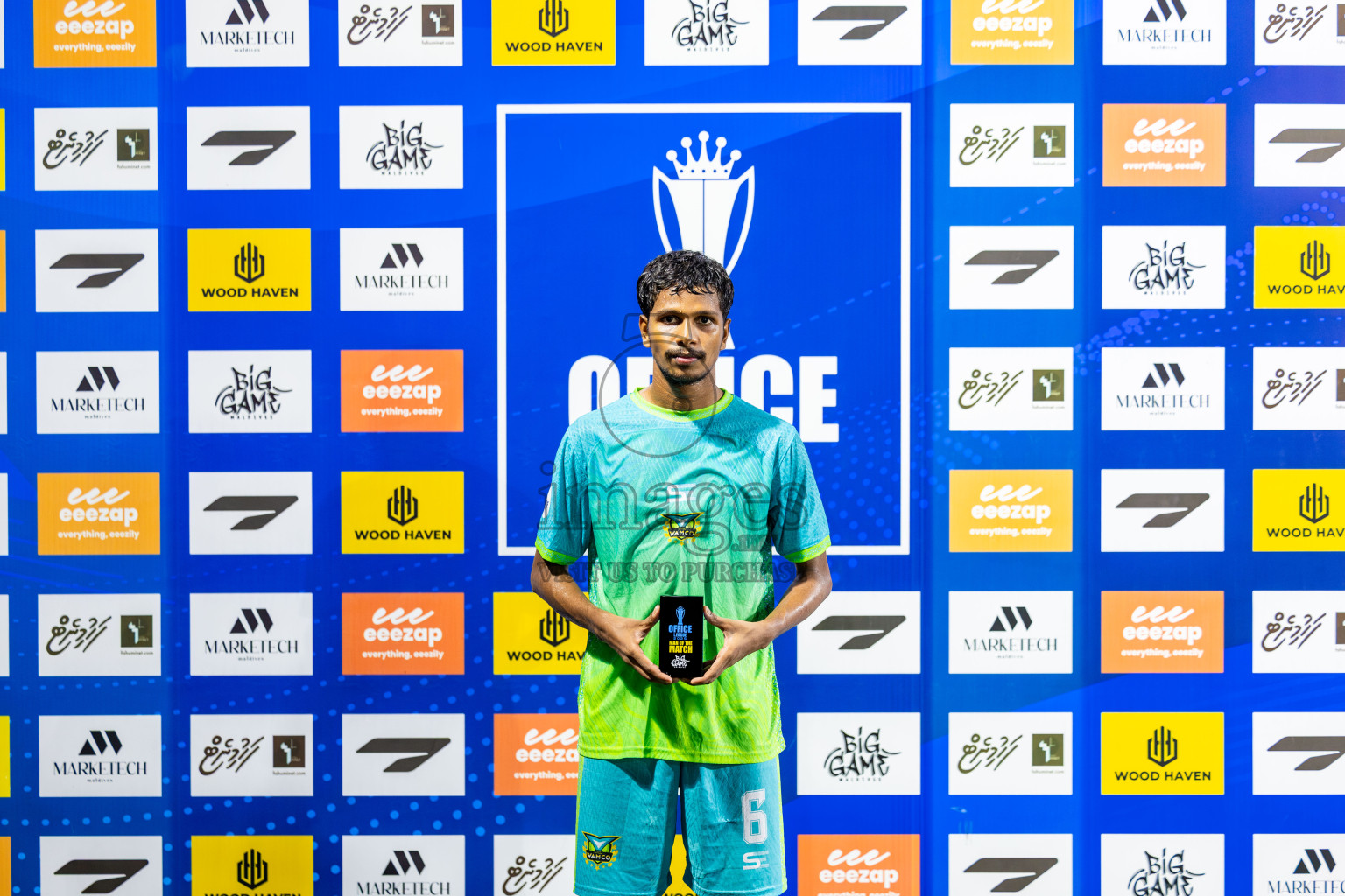 Silver Sands vs Club WAMCO in Day 14 of Office League 2025 was held on Tuesday, 29th April 2025 in Hulhumale', Maldives. Photos: Nausham Waheed / images.mv