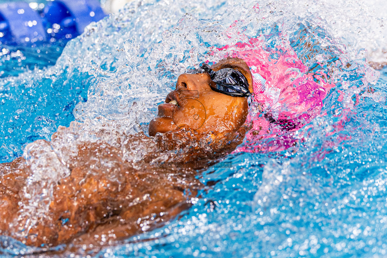 Day 4 of 1st National Short Course Swimming Competition held in Hulhumale', Maldives on Tuesday, 17th June 2025. Photos: Nausham Waheed / images.mv