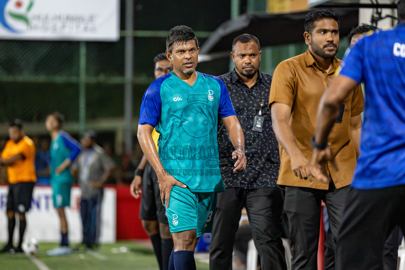 MMA SC vs POSC in the Quarter Finals of Club Maldives Classic 2024 held in Rehendi Futsal Ground, Hulhumale', Maldives on Tuesday, 17th September 2024. 
Photos: Shuu Abdul Sattar / images.mv