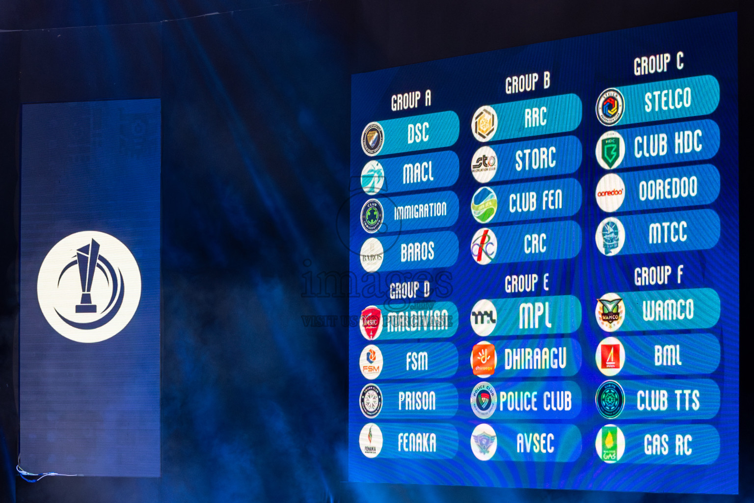 Draw for Club Maldives Cup 2025 was held on Friday, 12th September 2025 at PSM Studio. 
Photos: Ismail Thoriq/images.mv