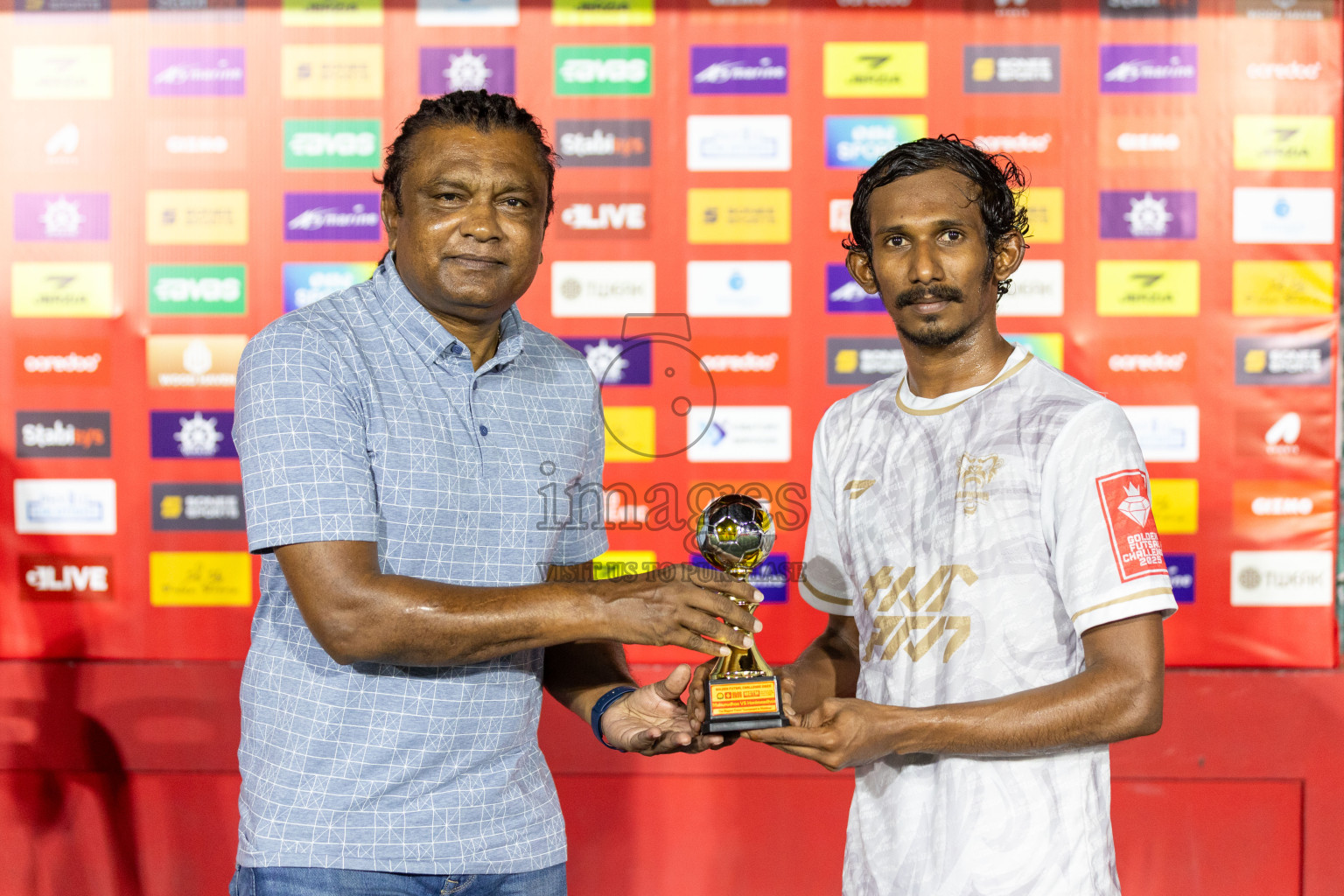HDh Hanimaadhoo vs HDh Makunudhoo in Day 5 of Golden Futsal Challenge 2025 on Thursday, 9th January 2025, in Hulhumale', Maldives 
Photos: Hassan Simah / images.mv