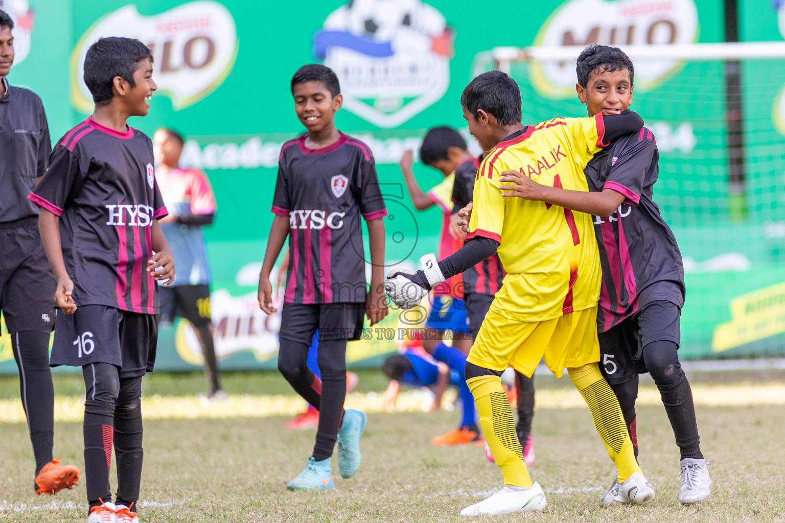 Day 3 of MILO Academy Championship 2024 - U12 was held at Henveiru Grounds in Male', Maldives on Thursday, 7th July 2024. Photos: Shuu Abdul Sattar / images.mv