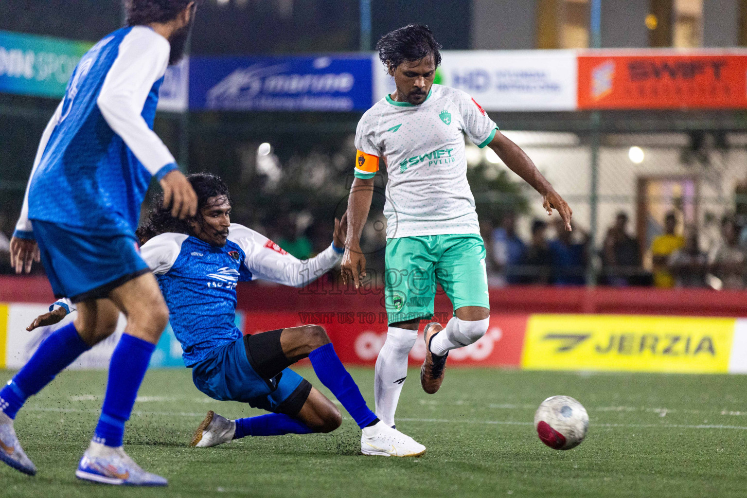 M Mulah vs M Maduvvari in Day 19 of Golden Futsal Challenge 2024 was held on Friday, 2nd February 2024 in Hulhumale', Maldives Photos: Nausham Waheed / images.mv