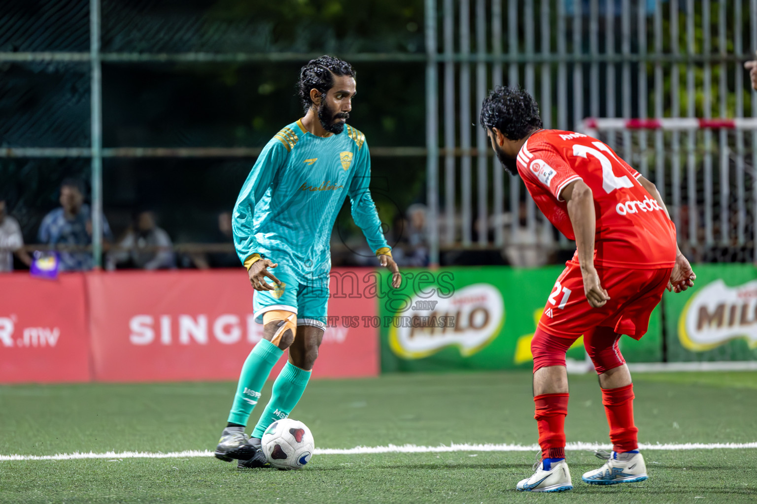 Maldivian vs Ooredoo in Club Maldives Cup 2024 held in Rehendi Futsal Ground, Hulhumale', Maldives on Thursday, 3rd October 2024.
Photos: Ismail Thoriq / images.mv